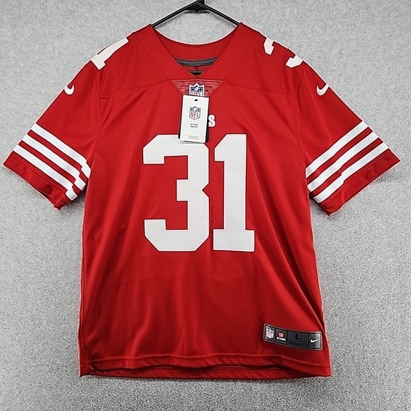 Nike Other - San Francisco 49ers Nike NFL Football Jersey Lrg Mostert 31 On Field New  Stitch